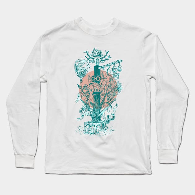 War Impact Long Sleeve T-Shirt by Masrofik